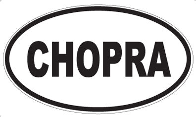 CHOPRA - Oval Magnet