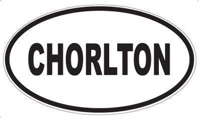 CHORLTON - Oval Magnet