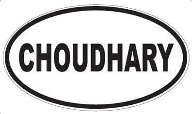 CHOUDHARY - Oval Magnet