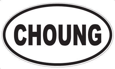 CHOUNG - Oval Magnet