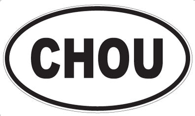 CHOU - Oval Magnet