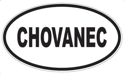CHOVANEC - Oval Magnet