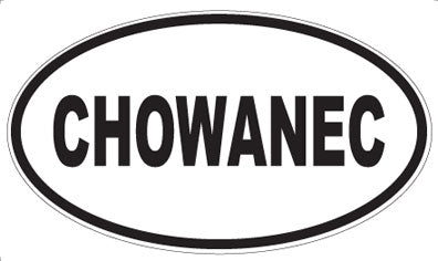 CHOWANEC - Oval Magnet