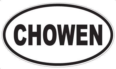 CHOWEN - Oval Magnet