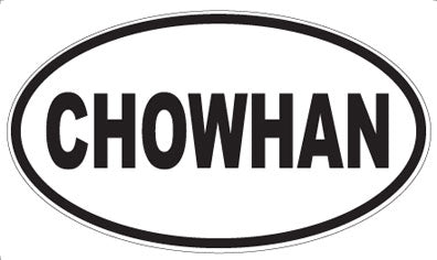 CHOWHAN - Oval Magnet