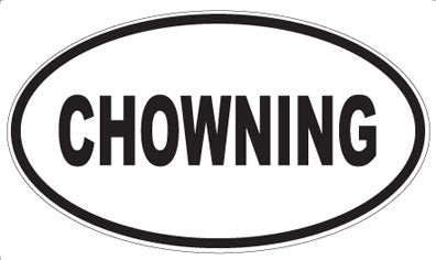 CHOWNING - Oval Magnet