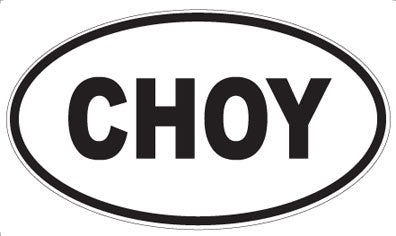 CHOY - Oval Magnet