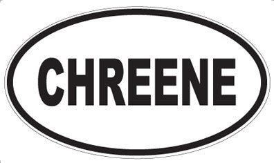 CHREENE - Oval Magnet
