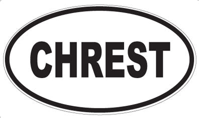 CHREST - Oval Magnet