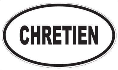 CHRETIEN - Oval Magnet
