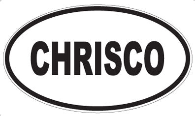 CHRISCO - Oval Magnet