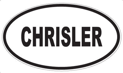 CHRISLER - Oval Magnet