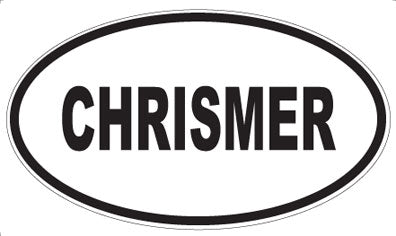 CHRISMER - Oval Magnet