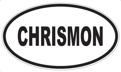 CHRISMON - Oval Magnet