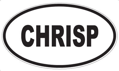 CHRISP - Oval Magnet
