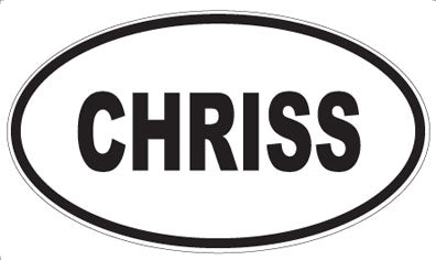 CHRISS - Oval Magnet