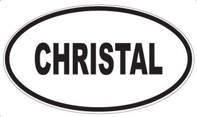 CHRISTAL - Oval Magnet