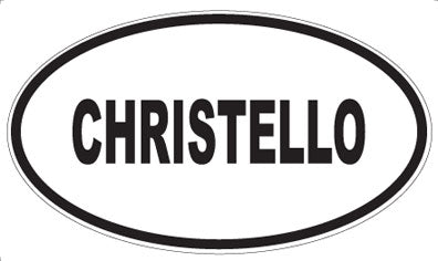 CHRISTELLO - Oval Magnet