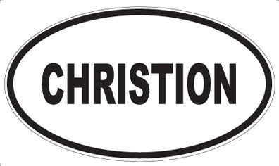 CHRISTION - Oval Magnet