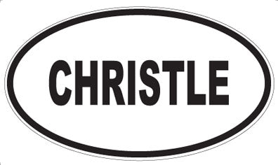 CHRISTLE - Oval Magnet