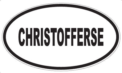 CHRISTOFFERSE - Oval Magnet