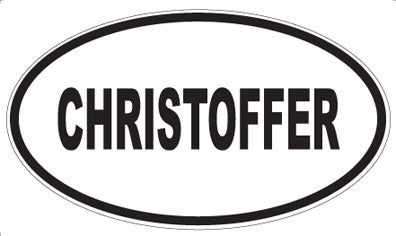 CHRISTOFFER - Oval Magnet
