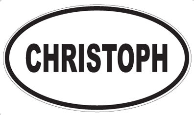 CHRISTOPH - Oval Magnet