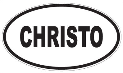 CHRISTO - Oval Magnet