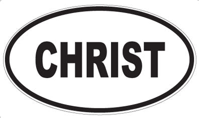 CHRIST - Oval Magnet