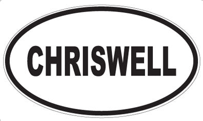 CHRISWELL - Oval Magnet