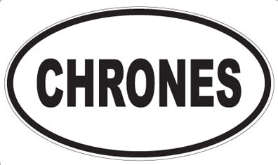 CHRONES - Oval Magnet