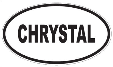 CHRYSTAL - Oval Magnet
