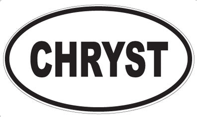 CHRYST - Oval Magnet