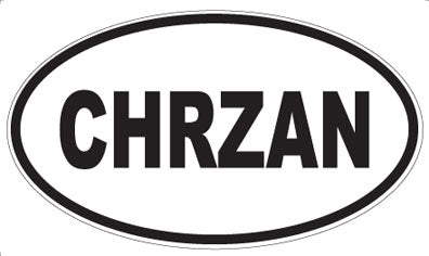 CHRZAN - Oval Magnet
