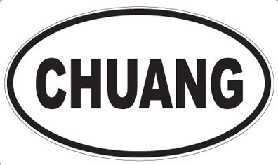 CHUANG - Oval Magnet