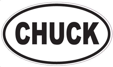 CHUCK - Oval Magnet