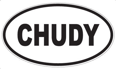 CHUDY - Oval Magnet