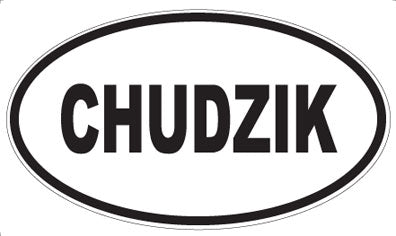 CHUDZIK - Oval Magnet