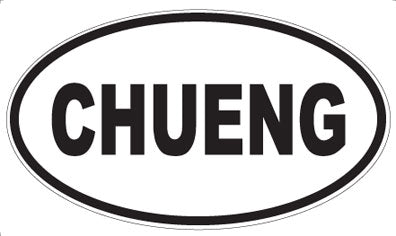 CHUENG - Oval Magnet