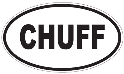 CHUFF - Oval Magnet