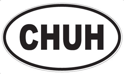 CHUH - Oval Magnet