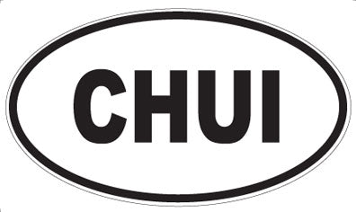 CHUI - Oval Magnet