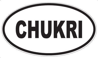CHUKRI - Oval Magnet