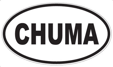 CHUMA - Oval Sticker