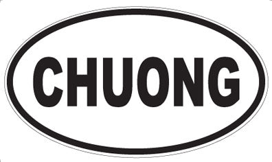 CHUONG - Oval Magnet