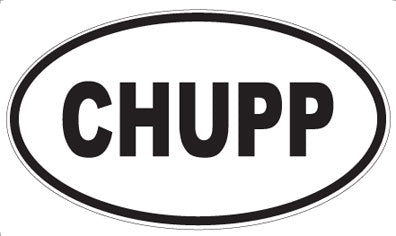 CHUPP - Oval Magnet