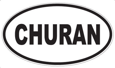 CHURAN - Oval Magnet