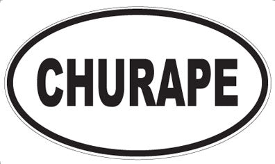 CHURAPE - Oval Magnet