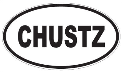 CHUSTZ - Oval Magnet
