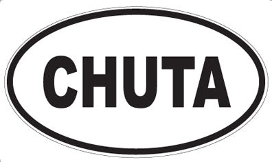 CHUTA - Oval Magnet